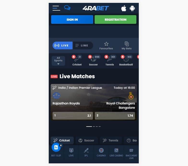4rabet – The Best IPL betting app there is in 2026?